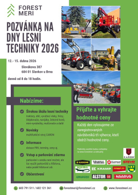 Obrázok k článku: Dni Lesnej techniky 2026 vo FOREST MERI - Slavkov u Brna